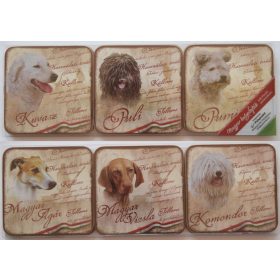 PO-KPA01 Kutyás poháralátét szett