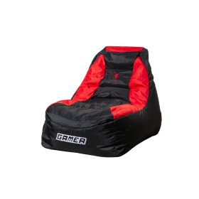 Gaming babzsákfotel fekete-piros
