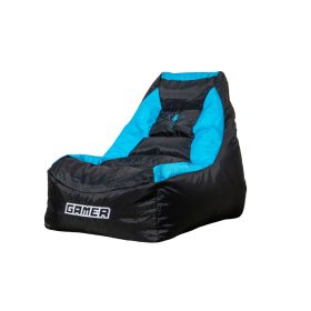 Gaming babzsákfotel fekete-kék
