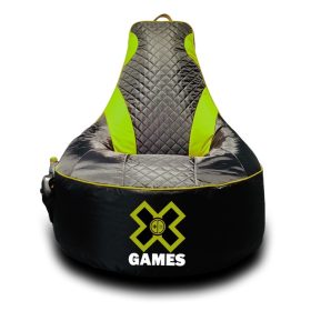 Gamer babzsákfotel fekete-zöld